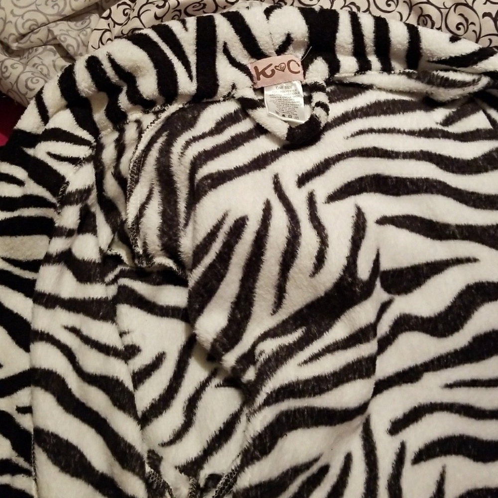 Zebra bathrobe